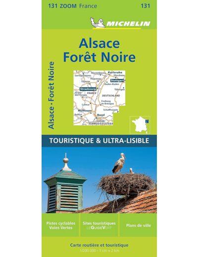 CARTE ZOOM FORET NOIRE, ALSACE, VALLEE DU RHIN