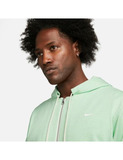 Sweat Nike Dri-fit Ful Zip Standard Issue light grey