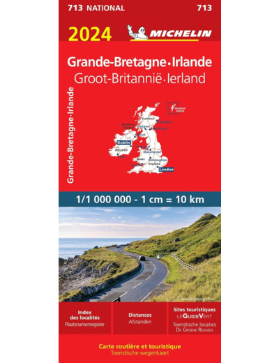 CARTE NATIONALE GRANDE-BRETAGNE, IRLANDE 2024