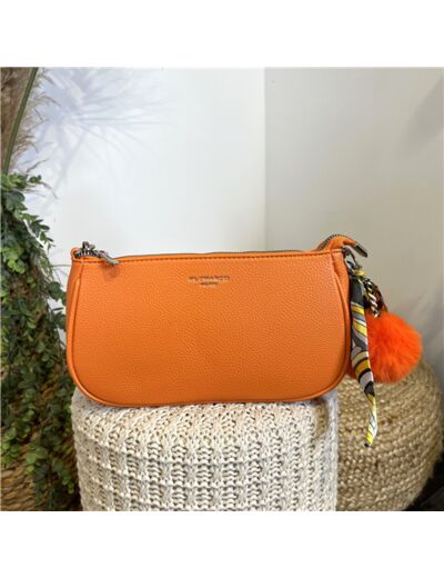 P503- Petit sac Flora & Co (orange)