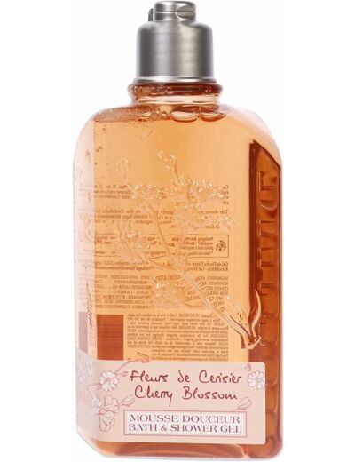 L'OCCITANE - Mousse Douceur Fleurs de Cerisier - Gel Douche Parfumé - 2EN1 - Bain Moussant - 250ML