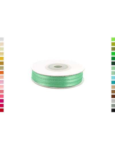 Ruban satin vert pommade 564 largeur 3 mm