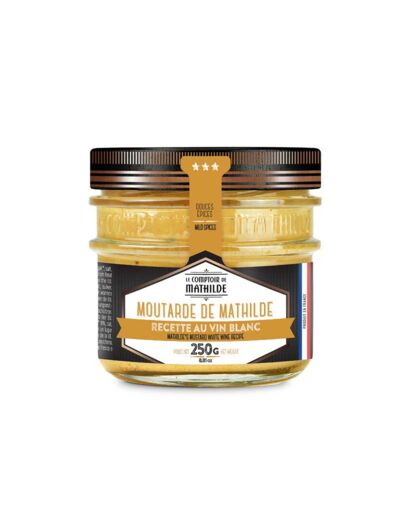 Moutarde De Mathilde Recette Au Vin Blanc 250G