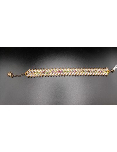 bracelet  perles  tissées