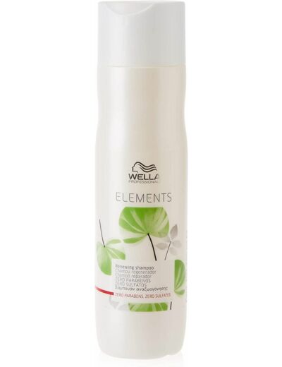 Wella Professionals Elements Shampoing hydratant sans sulfate pour tous types de cheveux 250ml