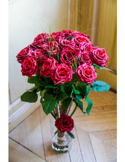 Bouquet De 21 Roses - Rouge