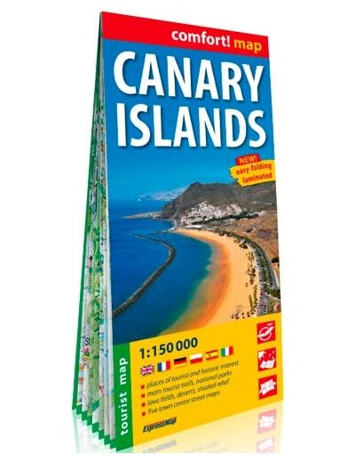 ILES CANARIES 1/150.000 (CARTE GRAND FORMAT LAMINE