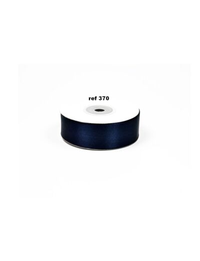 Ruban satin bleu marine 370 largeur 25 mm