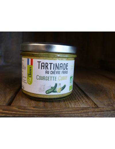 Tartinade de chèvre frais Courgette & curry