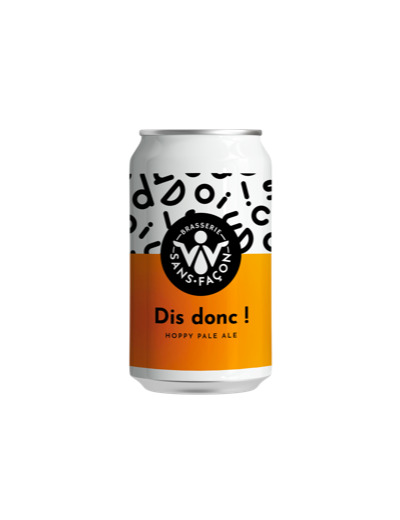 Hoppy Pale Ale-Dis Donc! Brasserie sans Façon 6 cannettes 33cl