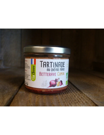 Tartinade chèvre frais Betterave & Cumin (90gr)