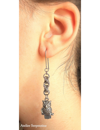 Boucles d'oreilles "ERASME"