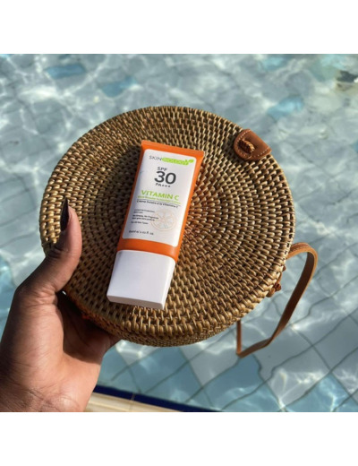 Crème solaire à la vitamine C, indice 30