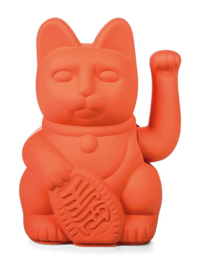 Lucky Cat Orange Néon