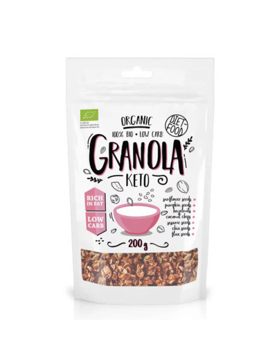 DIET FOOD GRANOLA KETO 200G