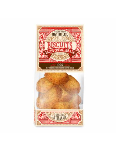 Biscuits Façon Crème Brûlée