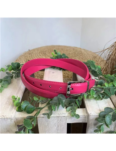 V699- Ceinture sécable Fine 2.2cm (fuchsia)