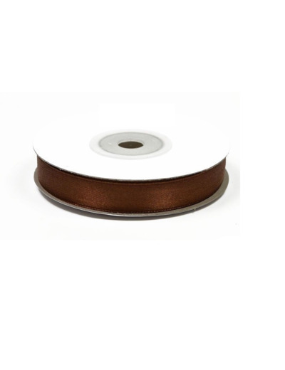 Ruban satin chocolat 870 Largeur 12 mm