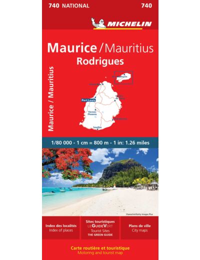 CARTE NATIONALE MAURICE / MAURITIUS - RODRIGUES