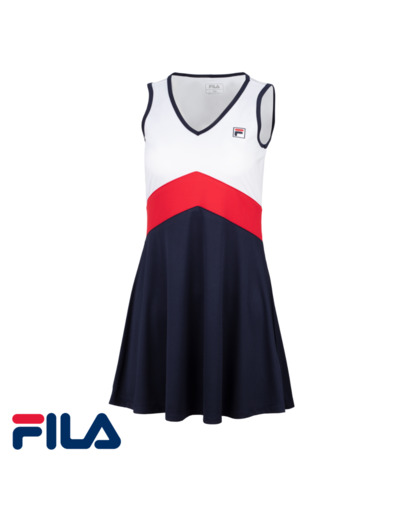 FILA DRESS GLORIA White / Red / Blue