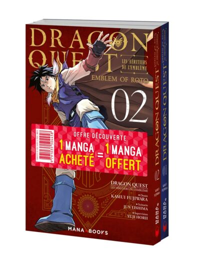 MANGA/DRAGON QUEST - PACK DECOUVERTE DRAGON QUEST - LES HERITIERS DE L'EMBLEME T01 & T02