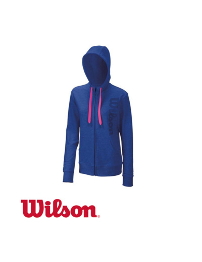 WILSON FULL ZIP HOODIE FEMME Blue