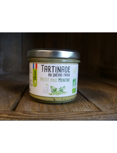 Tartinade chèvre frais Petits pois & menthe (90gr)