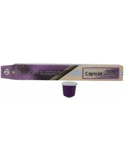 Capsules Guatemala x10 aluminium - Capsulo