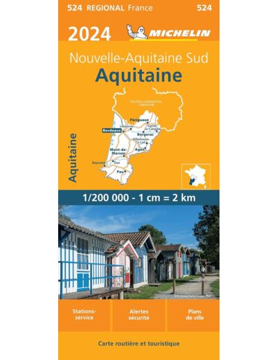 CARTE REGIONALE AQUITAINE 2024