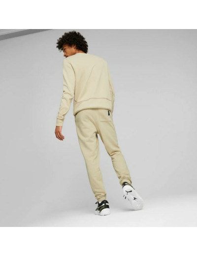 Pantalon de Survêtement de Basket Puma Pivot EMB beige