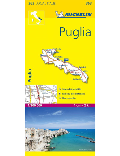 CARTE DEPARTEMENTALE PUGLIA