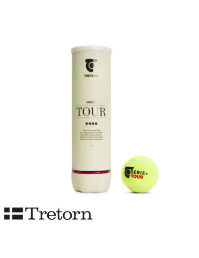 TRETORN SERIE + TOUR TUBE 4 Balles