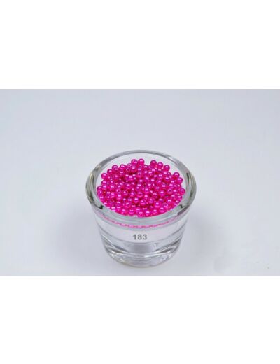 Sachet de 200 petites perles en plastique 4 mm de diametre framboise 183