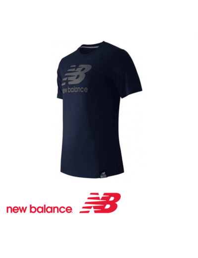 NEW BALANCE TEE-SHIRT ATHLÉTIC Bleu Marine