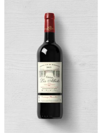 Blaye Côtes De Bordeaux Rouge Château Les Alberts 6 bouteilles 75 cl