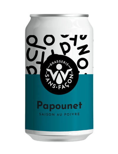 6 x Bière Saison Au Poivre Papounet! Brasserie Sans Façon 33 cl