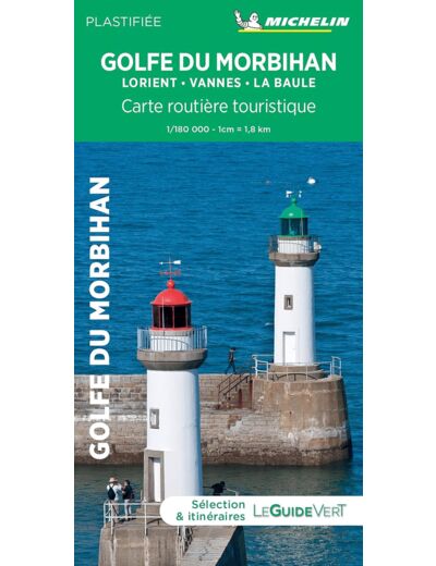 CARTES ROUTIERES ET TOURISTIQU - CARTE GOLFE DU MORBIHAN ET SA REGION - LORIENT, VANNES, LA BAULE