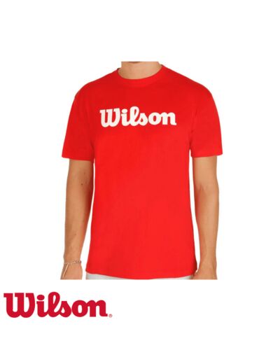 WILSON TEE-SHIRT Logo Red/White