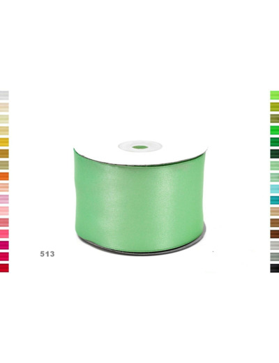 Ruban satin vert d'eau 513 largeur 50 mm