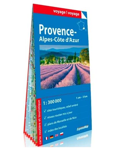 PROVENCE-ALPES-COTE D'AZUR 1/300.000 (CARTE EN PAP