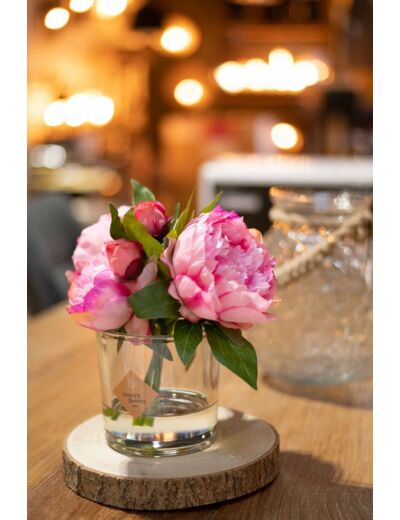 Bouquet De Pivoines - Rose Foncé