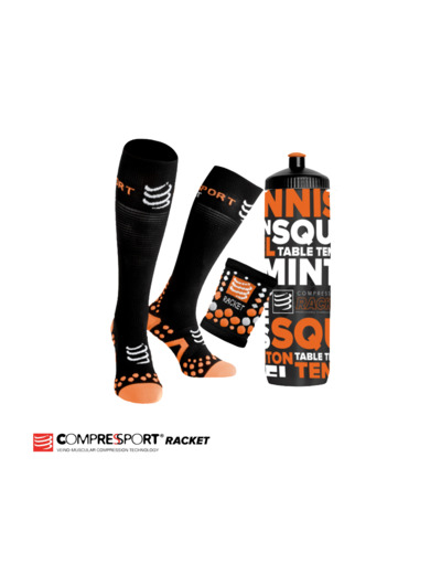 COMPRESSPORT PACK PERF & DETOX FULL SOCKS Black