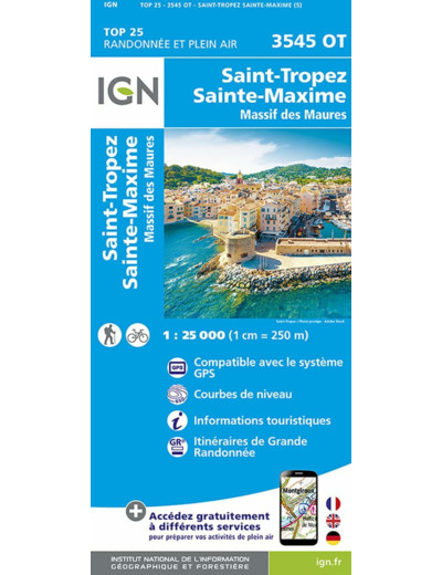 3545OT SAINT TROPEZ - SAINTE MAXIME MASSIF DES MAURES