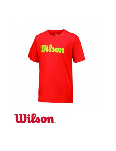 WILSON FIESTA TEE-SHIRT Rouge-orangé