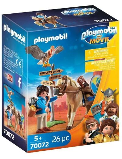 Playmobil - Playmobil The Movie Marla avec Cheval - 70072