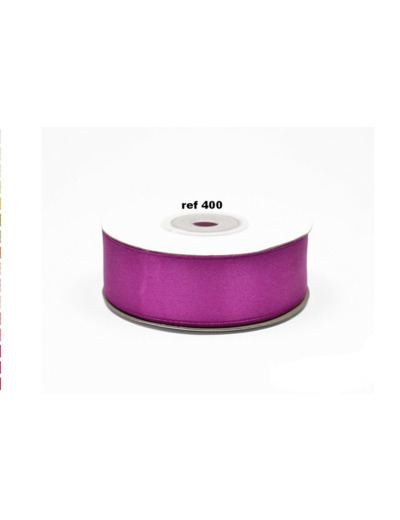 Ruban satin magenta ref 400 Largeur 25 mm