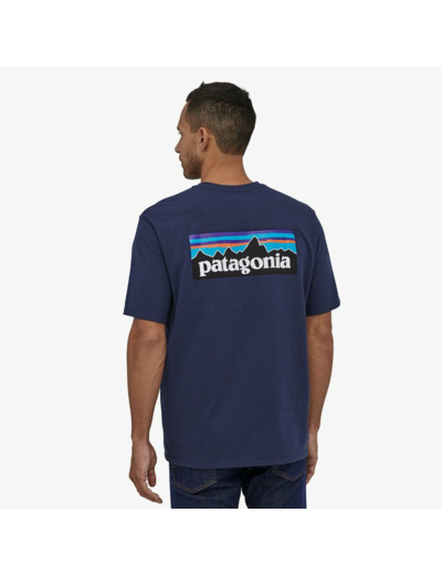 Patagonia M's P-6 Logo Responsibili-Tee classic navy