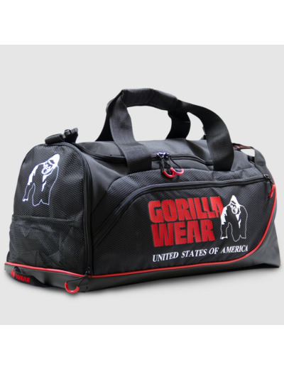 GORILLA WEAR GYM BAG ROUGE ET NOIR