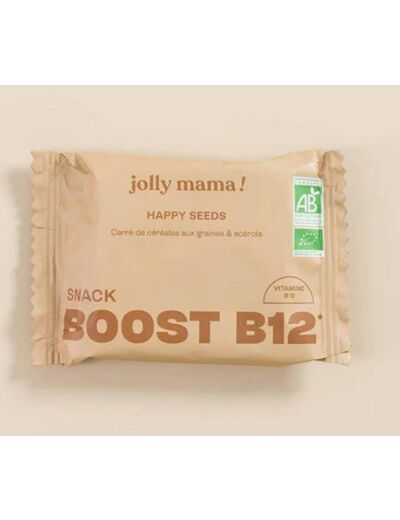 Snack Boost B12 Happy seeds x12  - Jolly Mama