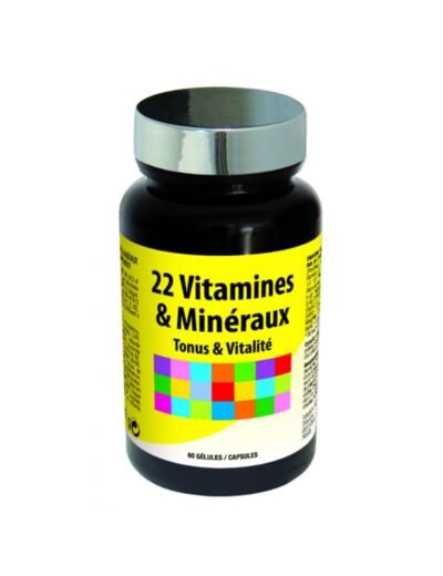Nutriexpert - 22 vitamines et minéraux - 60 Gélules végétales